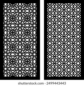 Geometric and simple pattern for panel, background, and cutting art