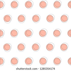 Geometric simple print. Dot art pattern . Background vector