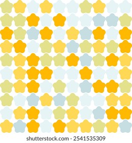 Geometric simple print. Stars seamless geometric pattern. Pink and yellow color palette. Vector repeating texture