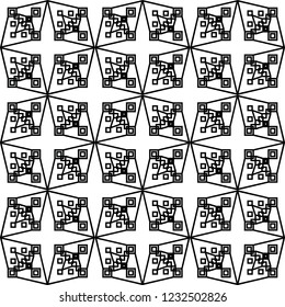 Geometric simple seamless pattern. Fashion graphic. Background design. Modern stylish abstract texture