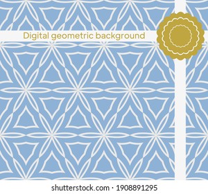 Geometric simple seamless Pattern. Vector illustration. For fabric, textile, scarg, super print
