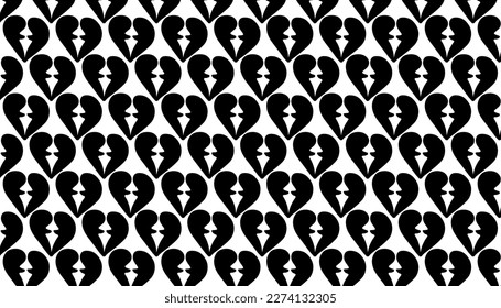 Geometric simple, seamless geometric pattern. Vector repeating tile texture. black and white. Usable for fabric, wallpaper