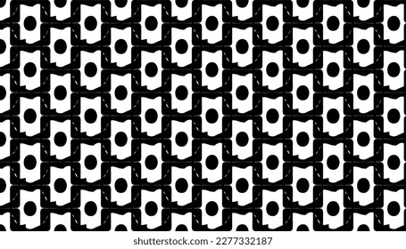 Geometric simple, seamless geometric pattern. Vector repeating tile texture. black and white. Usable for fabric, wallpaper