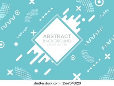 Geometric simple shapes. Vector design.