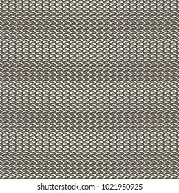 Geometric, sinuous, vertical, stripes, dark brown, pattern. Abstract vector.