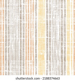 Geometric slub yellow stripes background. Stripe pattern vector. Seamless wallpaper striped fabric texture.Fabric motif. Texture background. 