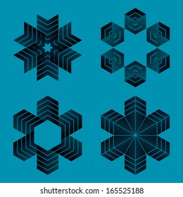 Geometric snowflake