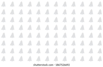 geometric snowy tree vector pattern.
