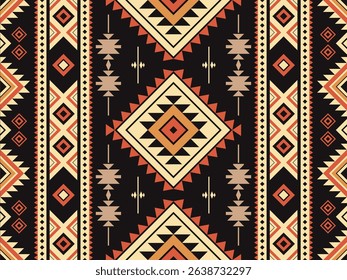 Geometric Southwest Pattern Seamless Tribal Design for Textile and Wallpaper