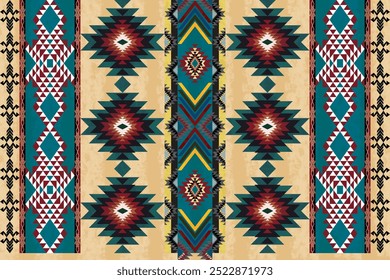 The geometric southwestern Aztec pattern makes a statement with rich colors that are easy to coordinate with a range of decor styles.