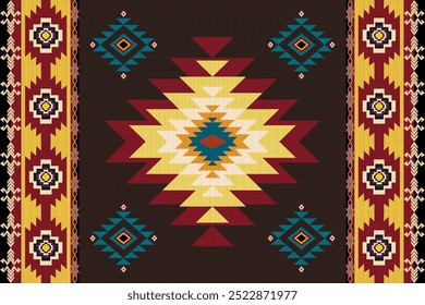 The geometric southwestern Aztec pattern makes a statement with rich colors that are easy to coordinate with a range of decor styles.