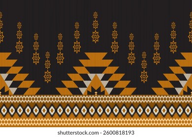 Geometric Southwestern Pattern in Earthy Tones