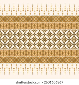 Geometric Southwestern Pattern in Earthy Tones