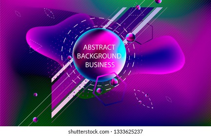 Geometric space lines volume abstract background hipster style banner trend art dark violet