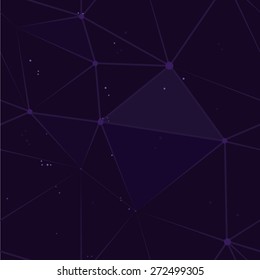 Geometric space. Vector illustration