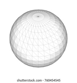Geometric Sphere 3d Vector