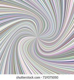 Geometric spiral background - vector illustration from spinning rays in colorful tones