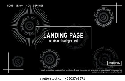 Geometric spiral background, wallpaper for web sites, social media posts, covers, banners, labels. Dynamic shapes composition. Eps 10 vector ilustration.