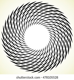 Geometric spiral element