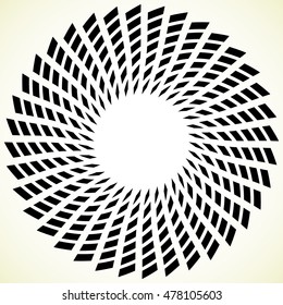 Geometric spiral element