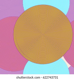 Geometric spiral psychodelic  seamless pattern.  for cards, invitation, wallpapers, pattern fills, textile.