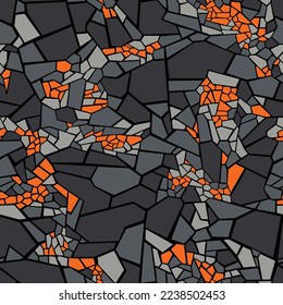 Geometric split tiles camouflage seamless pattern. Abstract modern endless military texture for fabric and fashion print. Vector background.