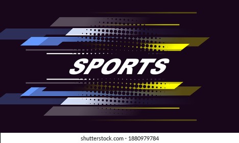 Geometric Sport Background free vector