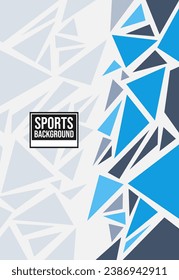 Geometric sports background for jersey design