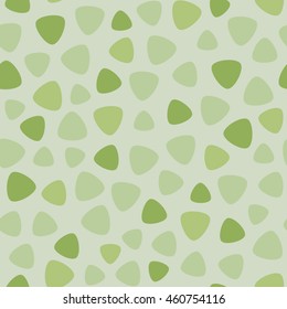 Geometric spots vector seamless pattern. Fresh colors, green shades. Decorative design element for fabric print, card, table cloth, furniture, banner, cover, invitation, background. Abstract texture
