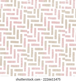 Geometric spring seamless pattern set. Flat, monochromatic, vector chevron geometric pattern