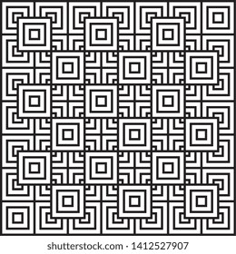 geometric square abstract lines background
