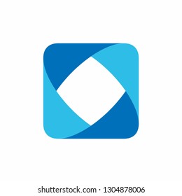 Geometric Square Cube Business Company Stock Vector Logo Design