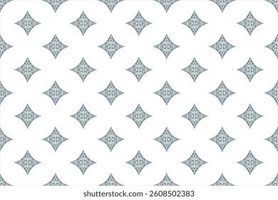 
Geometric square damask pattern seamless, antique ceramic rug, pipe