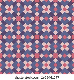 Geometric Square Diamond Shapes Abstract Pattern Illustration Decorative Background