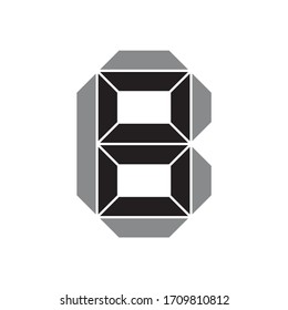 Diseño del logotipo del vector de la empresa Geométrica Square B