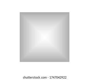 Geometric Square logo. Stroke square frame. Line icon, sign, symbol, Flat design, button, web, picture frame. vector - illustration eps 10.