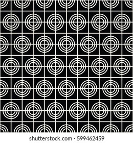 geometric square minimal target graphic vector pattern