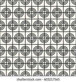 geometric square minimal target graphic vector pattern