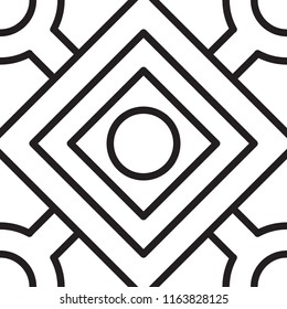 Geometric square pattern