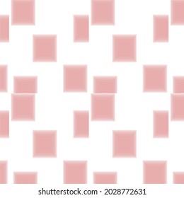 Geometric square pattern. Pink background. Pink square seamless pattern.