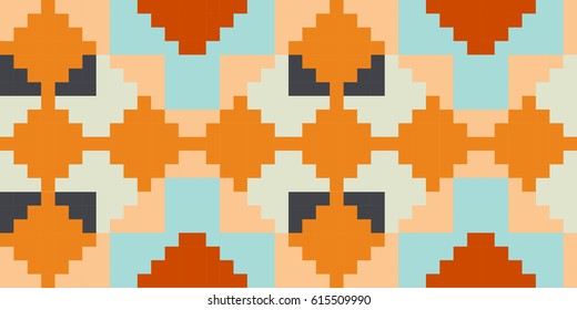 Geometric square patterns