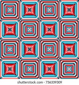 geometric square seamless pattern. vector illustration - eps 8