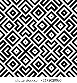 Geometric square shape modern cutting vector pattern