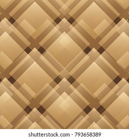 Geometric square shapes abstract overlap background. brown gradient color wallpaper. decorate backdrop