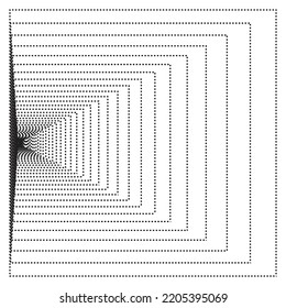 geometric square shapes. Memphis design, retro elements for web, vintage, advertising, commercial banners, posters, flyers, billboards, sales. Trendy collection of halftone vectors of geometric shapes