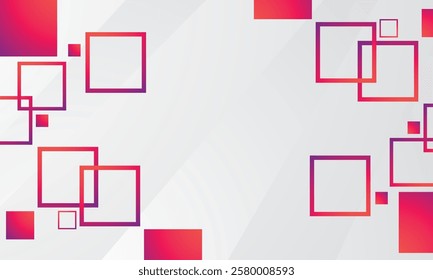 Geometric square shapes modern abstract background