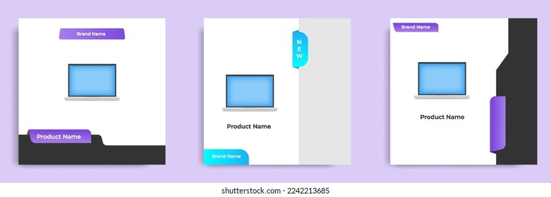 Geometric square social media banner layout, product background backdrop display for e commerce sale ads app template. vector design