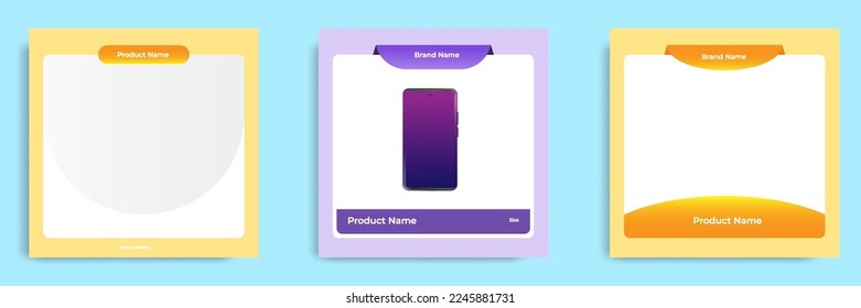 Geometric square social media banner layout, product background backdrop display for e commerce sale ads app template. vector design