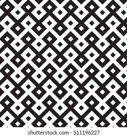 Geometric Squares seamless ornament. Abstract background. Vector Illustration