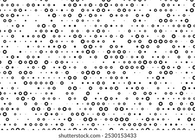 Padrão de ponto escalonado geométrico com centros vazios